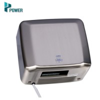 Stainless steel with satin polishing print white finish casing motor heating element hand dryer