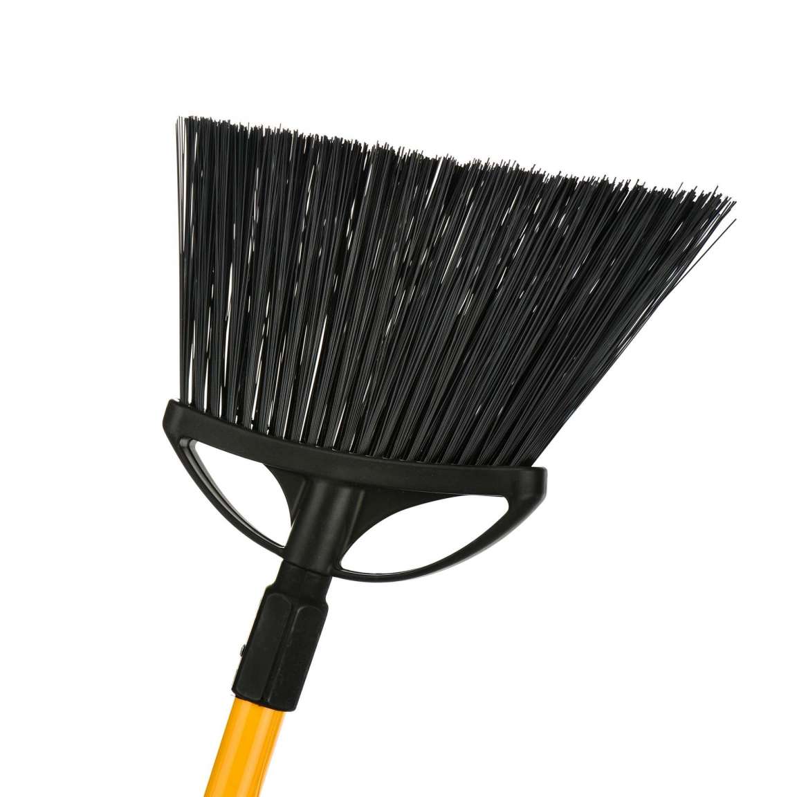 Alpine Industries 10 in. Black Outdoor Fiberglass Rough Surface Angle Broom ((3-Pack))